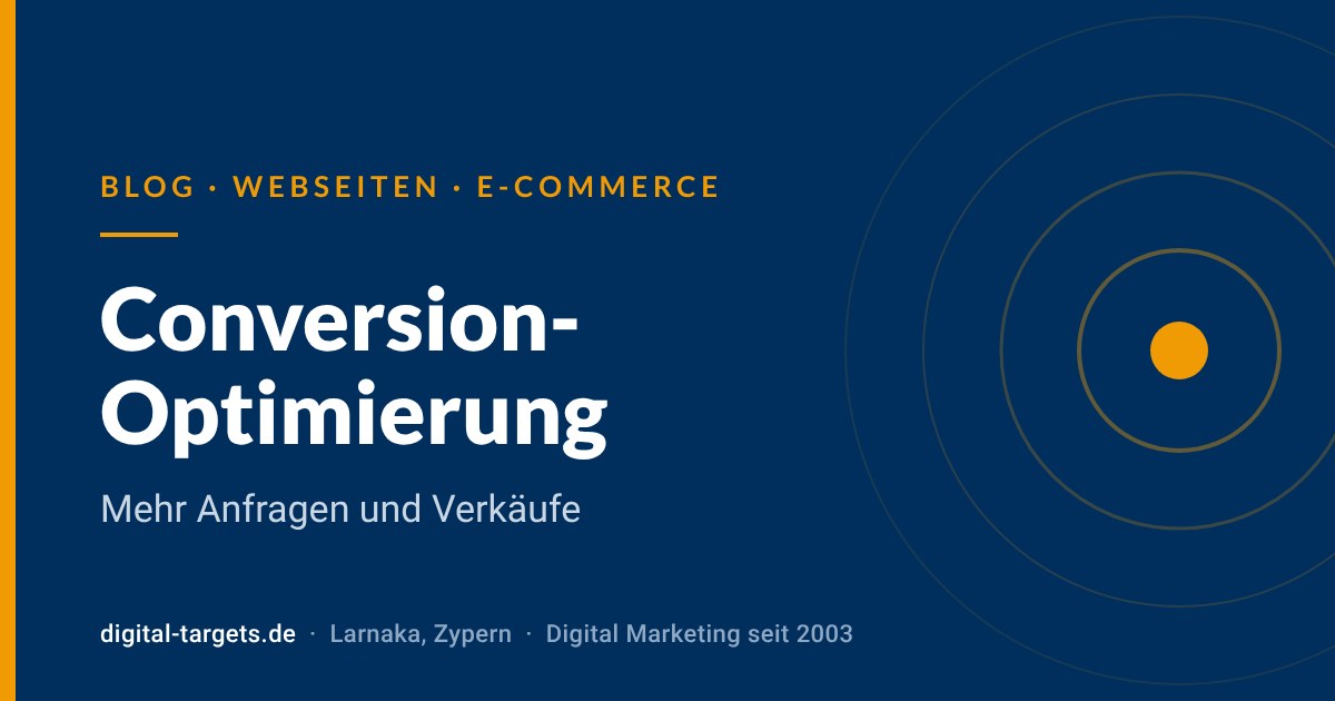 Conversion-Optimierung: Mehr Anfragen und Verkäufe aus Ihren Besuchern