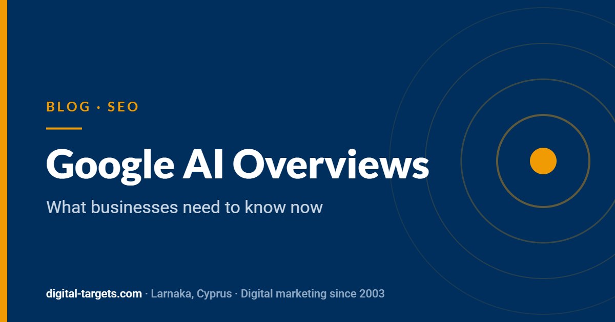 Google AI Overviews: What businesses need to know now – Digital Targets Blog