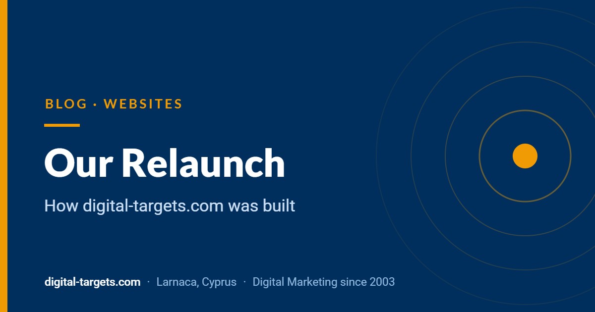 Relaunching digital-targets.com: Our Website Relaunch Case Study