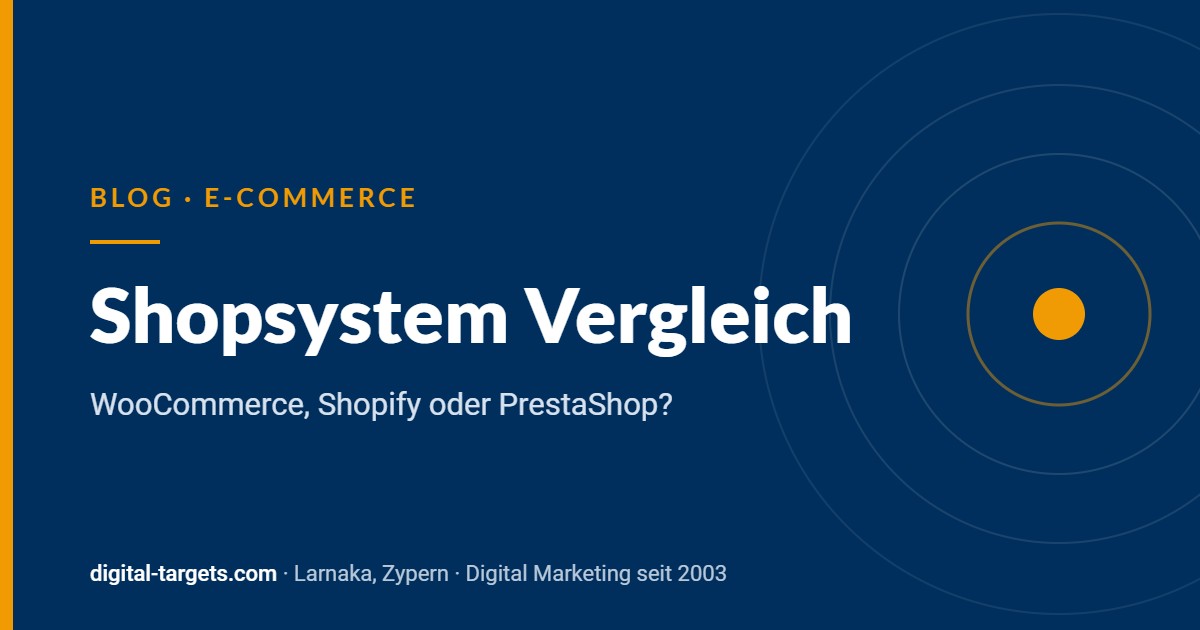 Shopsystem Vergleich: WooCommerce, Shopify oder PrestaShop?