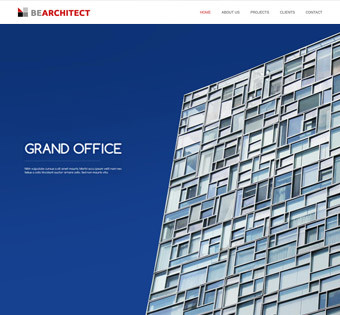 Webseiten-Vorlage für Architekten
