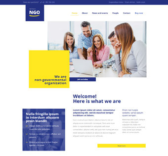 Webseiten-Vorlage für Firmen