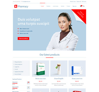 Webseiten-Vorlage für Apotheken