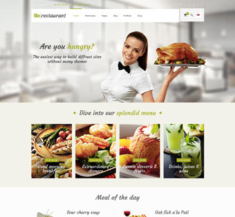 Webseiten-Vorlage für Restaurants